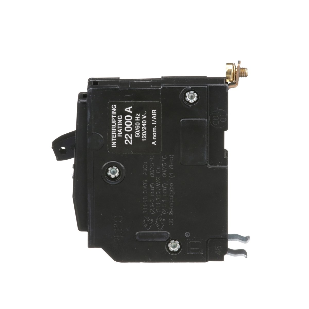 Square D QOB QOB120VH 20A Single-Pole 120V Bolt-On Circuit Breaker